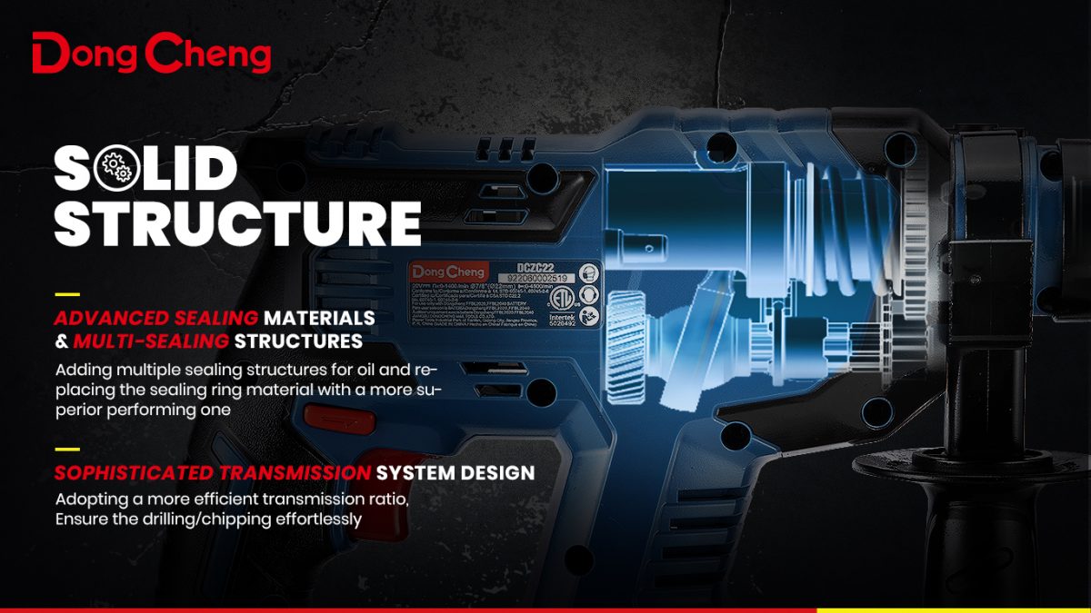 two advantages bout the rotary hammer structure